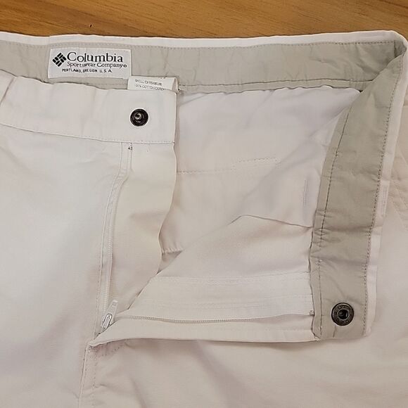 Columbia white cotton canvas shorts Size 14 - Picture 6 of 11